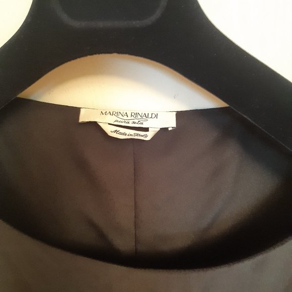 Marina Rinaldi Silk Shift Sleeveless Dress 16W - Picture 3 of 8